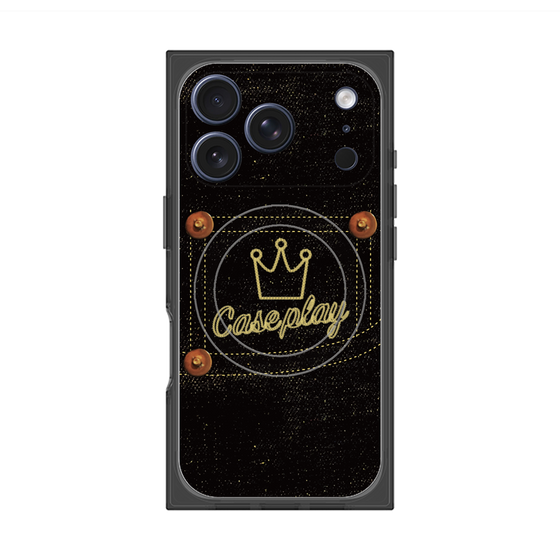 Premium Square Case with MagSafe［ Denim Black Jeans ］