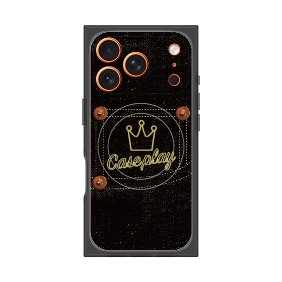 Premium Square Case with MagSafe［ Denim Black Jeans ］