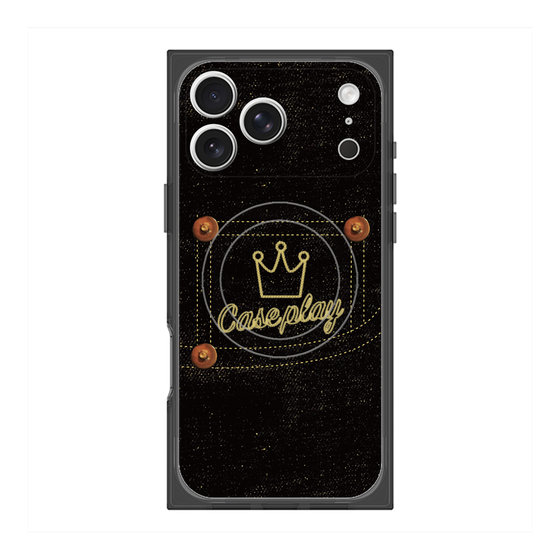 Premium Square Case with MagSafe［ Denim Black Jeans ］