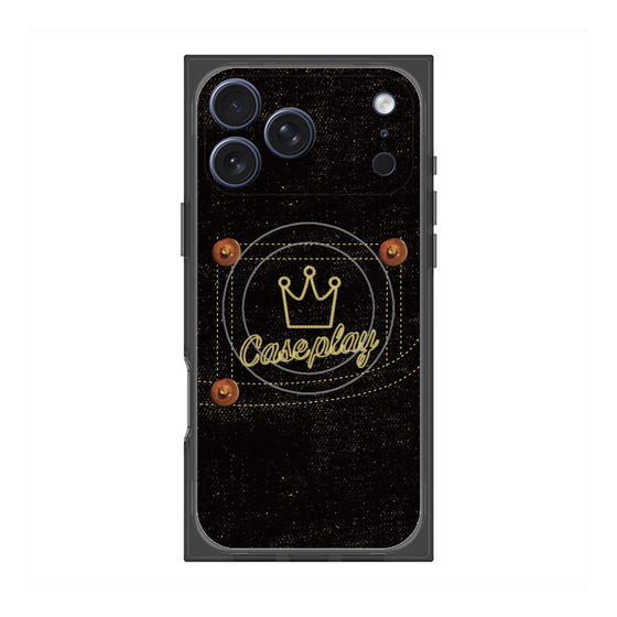 Premium Square Case with MagSafe［ Denim Black Jeans ］