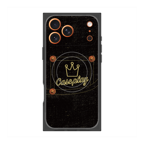 Premium Square Case with MagSafe［ Denim Black Jeans ］