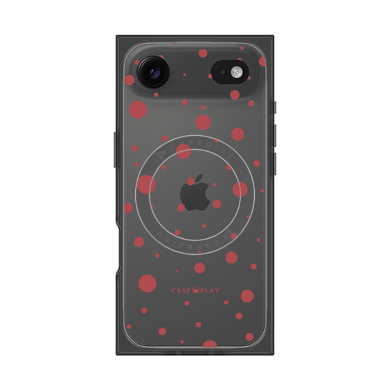 Premium Square Case with MagSafe［ Dippin Dots Red ］