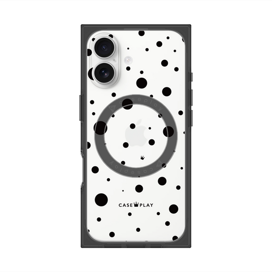 Premium Square Case with MagSafe［ Dippin Dots Black ］