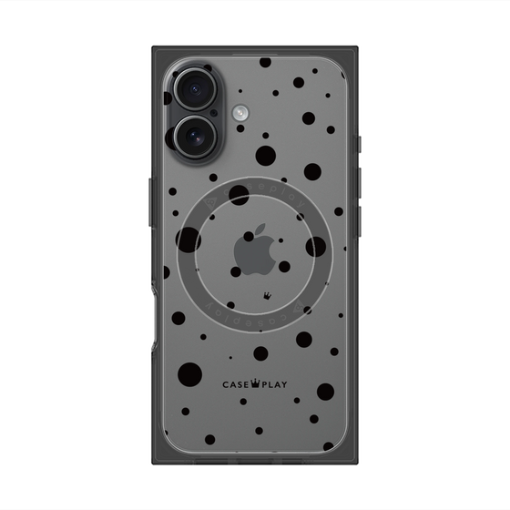 Premium Square Case with MagSafe［ Dippin Dots Black ］