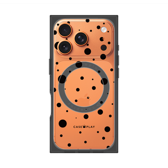 Premium Square Case with MagSafe［ Dippin Dots Black ］