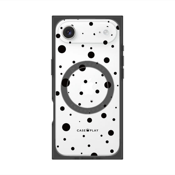 Premium Square Case with MagSafe［ Dippin Dots Black ］