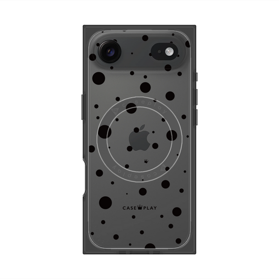 Premium Square Case with MagSafe［ Dippin Dots Black ］