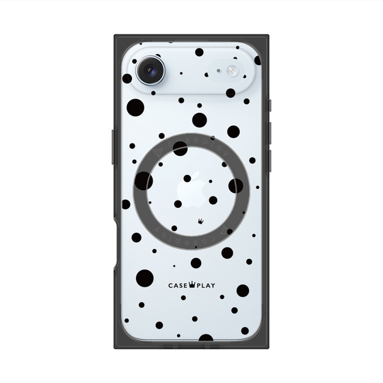 Premium Square Case with MagSafe［ Dippin Dots Black ］