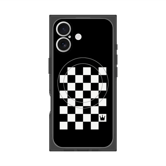 Premium Square Case with MagSafe［ Racing Checkered Flag ］