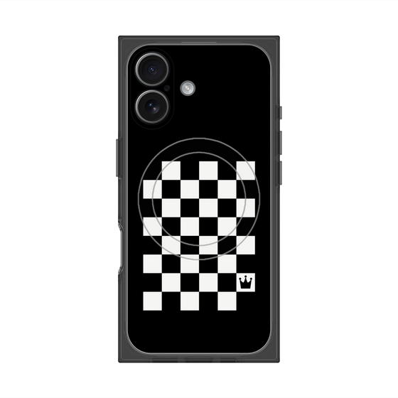 Premium Square Case with MagSafe［ Racing Checkered Flag ］