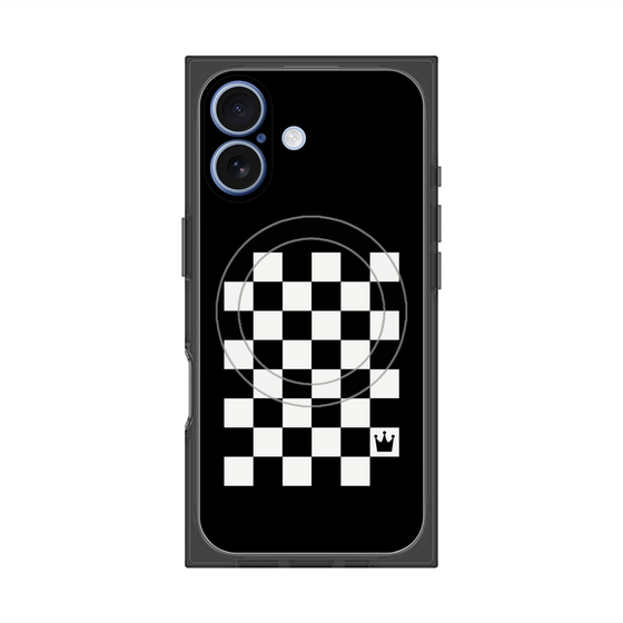 Premium Square Case with MagSafe［ Racing Checkered Flag ］