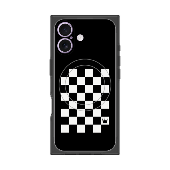 Premium Square Case with MagSafe［ Racing Checkered Flag ］