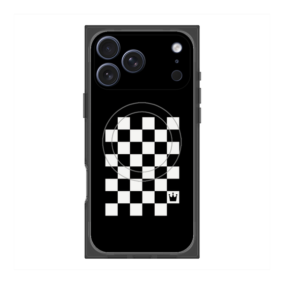 Premium Square Case with MagSafe［ Racing Checkered Flag ］