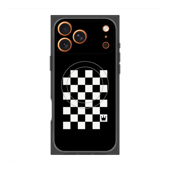 Premium Square Case with MagSafe［ Racing Checkered Flag ］