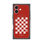 Premium Square Case with MagSafe［ Racing Checkered Flag Red ］