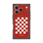 Premium Square Case with MagSafe［ Racing Checkered Flag Red ］