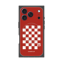 Premium Square Case with MagSafe［ Racing Checkered Flag Red ］