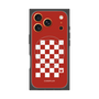 Premium Square Case with MagSafe［ Racing Checkered Flag Red ］