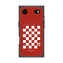 Premium Square Case with MagSafe［ Racing Checkered Flag Red ］