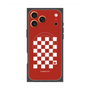 Premium Square Case with MagSafe［ Racing Checkered Flag Red ］
