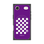 Premium Square Case with MagSafe［ Racing Checkered Flag Purple ］
