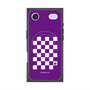 Premium Square Case with MagSafe［ Racing Checkered Flag Purple ］