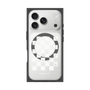 Premium Square Case with MagSafe［ Racing Checkered Flag White ］
