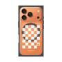 Premium Square Case with MagSafe［ Racing Checkered Flag White ］