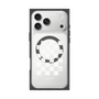 Premium Square Case with MagSafe［ Racing Checkered Flag White ］