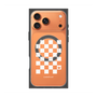 Premium Square Case with MagSafe［ Racing Checkered Flag White ］