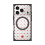 Premium Square Case with MagSafe［ CASEPLAY Crown Dots Red ］
