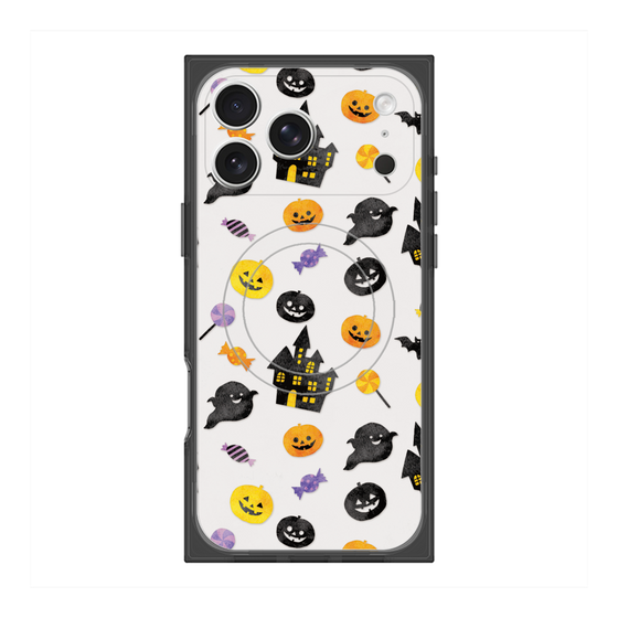 Premium Square Case with MagSafe［ Halloween Party - White ］