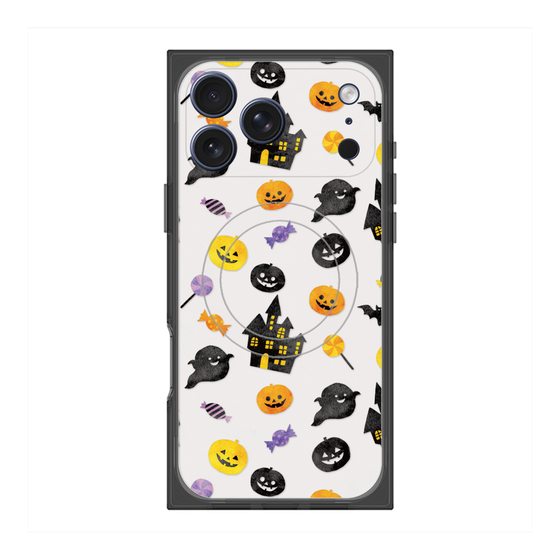 Premium Square Case with MagSafe［ Halloween Party - White ］