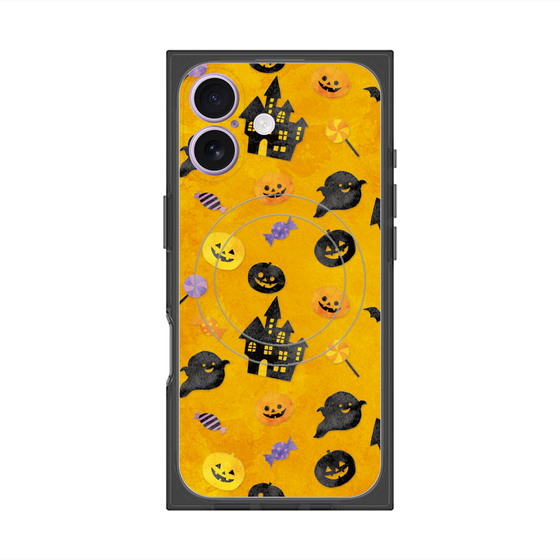 Premium Square Case with MagSafe［ Halloween Party - Orange ］