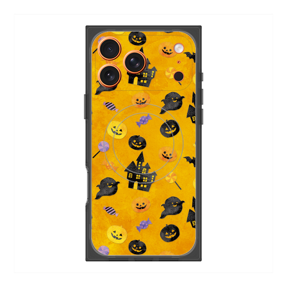 Premium Square Case with MagSafe［ Halloween Party - Orange ］