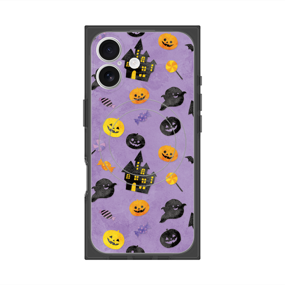 Premium Square Case with MagSafe［ Halloween Party - Purple ］