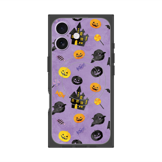 Premium Square Case with MagSafe［ Halloween Party - Purple ］