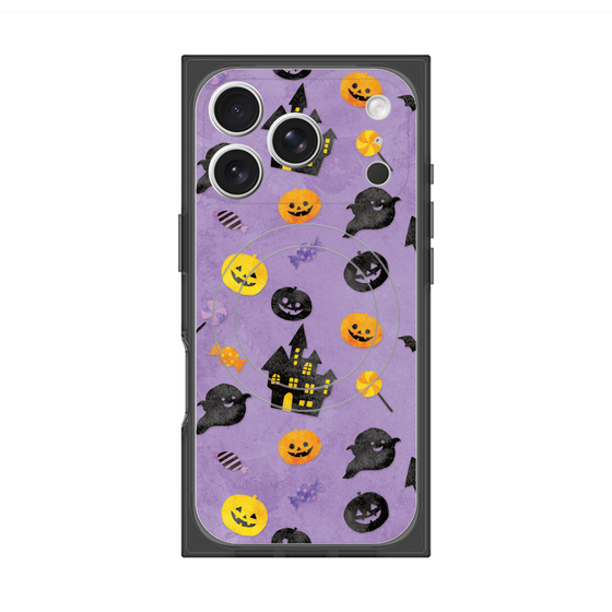 Premium Square Case with MagSafe［ Halloween Party - Purple ］