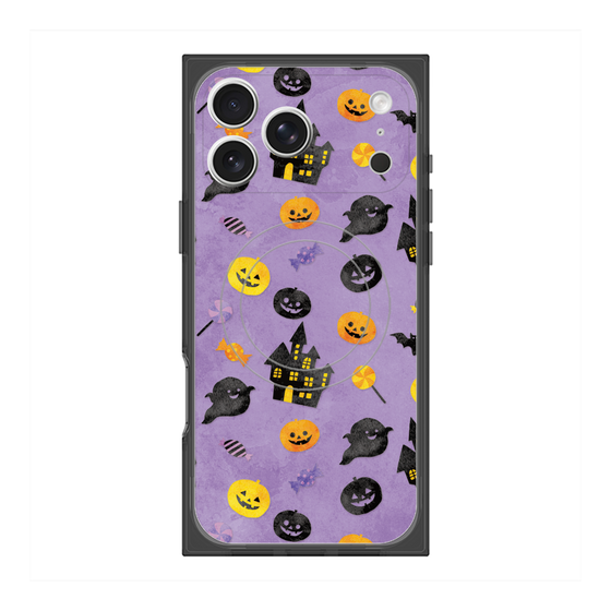 Premium Square Case with MagSafe［ Halloween Party - Purple ］