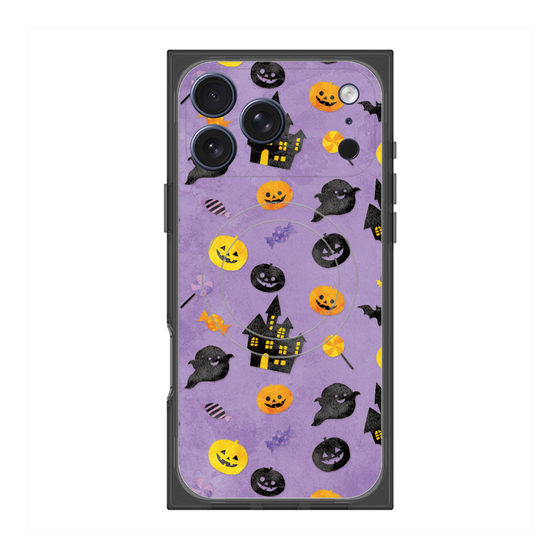 Premium Square Case with MagSafe［ Halloween Party - Purple ］