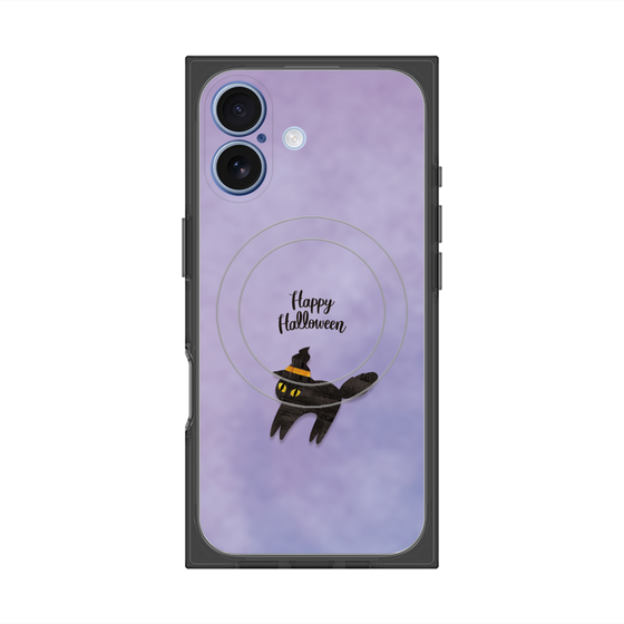 Premium Square Case with MagSafe［ Happy Halloween - Black cat ］