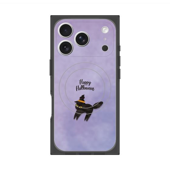 Premium Square Case with MagSafe［ Happy Halloween - Black cat ］