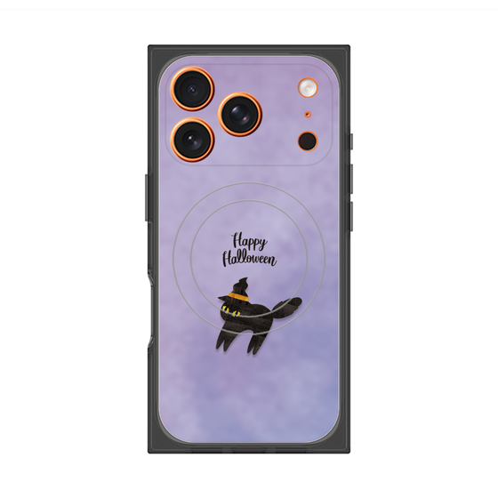 Premium Square Case with MagSafe［ Happy Halloween - Black cat ］