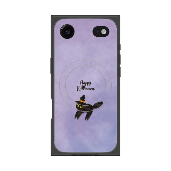 Premium Square Case with MagSafe［ Happy Halloween - Black cat ］