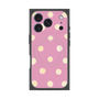 Premium Square Case with MagSafe［ Watercolor Dots Retro Color - Pink ］