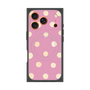 Premium Square Case with MagSafe［ Watercolor Dots Retro Color - Pink ］