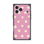 Premium Square Case with MagSafe［ Watercolor Dots Retro Color - Pink ］