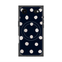 Premium Square Case with MagSafe［ Watercolor Dots Retro Color - Navy ］