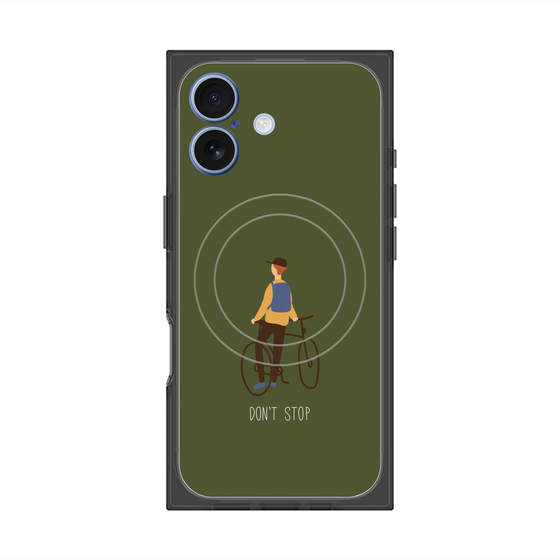 Premium Square Case with MagSafe［ Dont stop - Green ］