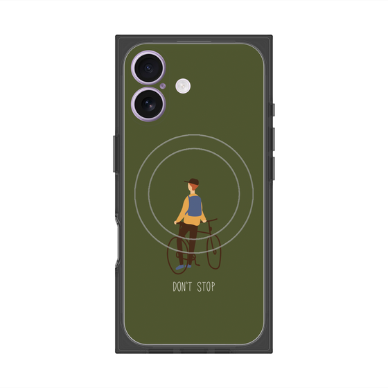 Premium Square Case with MagSafe［ Dont stop - Green ］